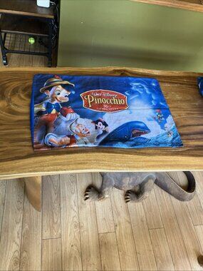 Rare Walt Disney Pinocchio 70th Anniversary DVD Pillow Case - ONE ONLY